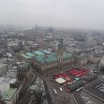 Blick von oben auf die Stadt...