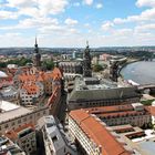 Blick von oben auf Dresden