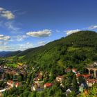 Blick von oben auf Hornberg