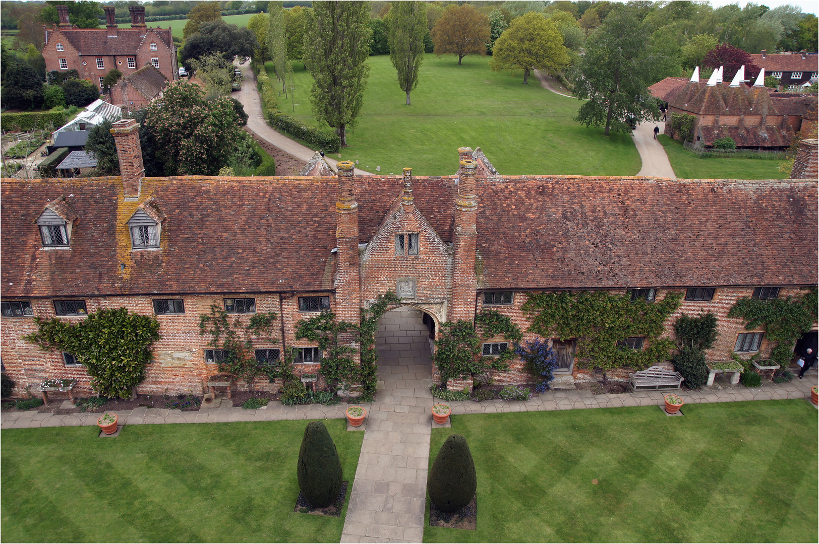 Blick von oben - Sissinghurst Castle & Garden (reloaded)