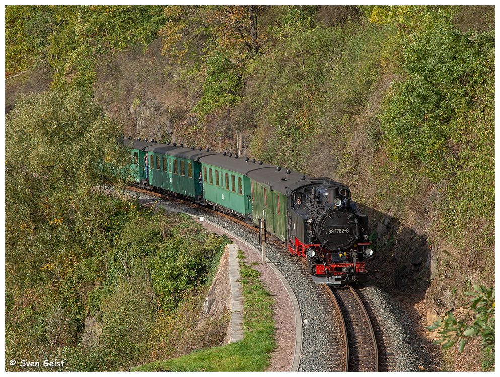 Blick von oben vor Dippoldiswalde