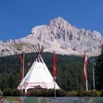 Blick von Obereggen auf den Latemar