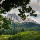 Blick von Obergrainau Richtung Alpen