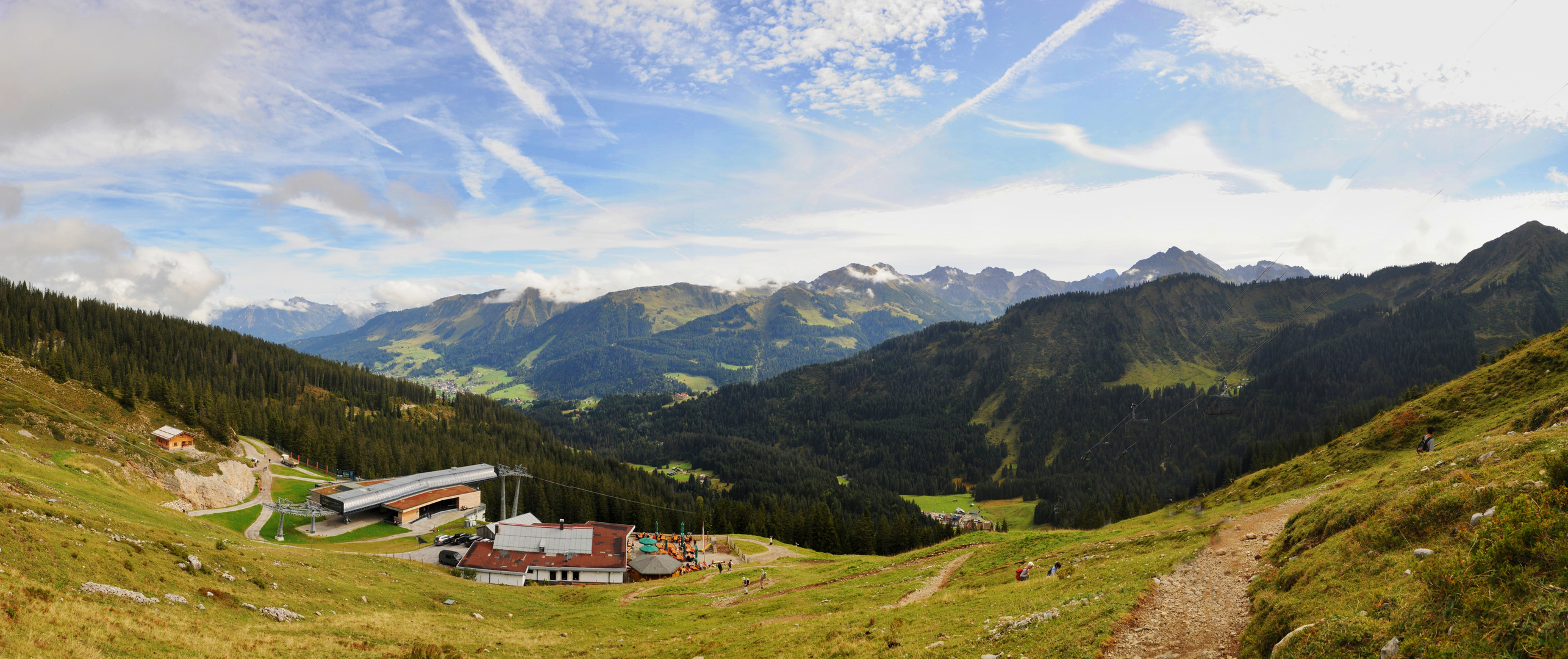 Blick von oberhalb der Ifenbahn-Bergstation