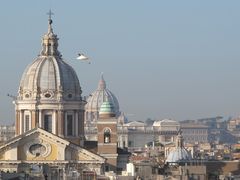 Blick von oberhalb der Spanischen Treppe (Rom)