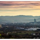 Blick von Ötlingen aus nach Basel