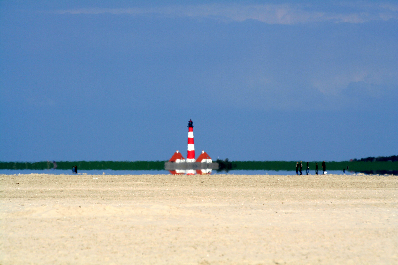 Blick von Ording nach Westerhever - 2008