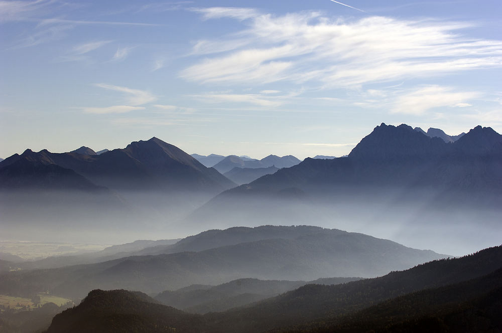 Blick von Osterfelderkopf bei Garmisch-Partenkirchen 3