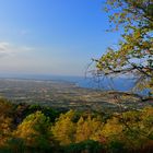 Blick von Panteleimon auf griechische Riviera