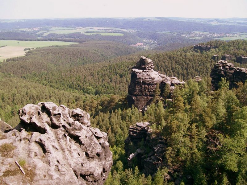 Blick von Papststein 