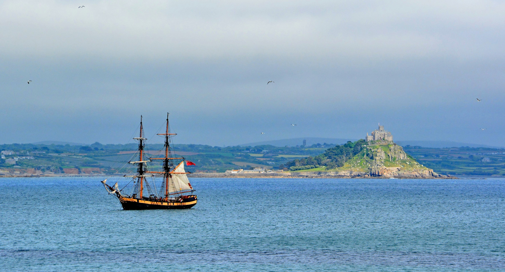 Blick von Penzance auf ...