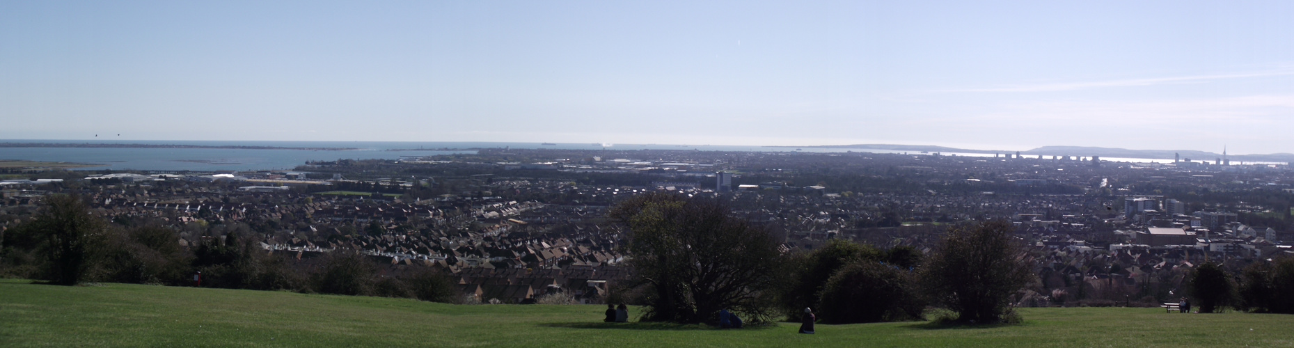 Blick von Portsdown Hill