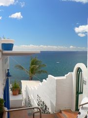 Blick von Puerto Del Carmen nach Fuerteventura