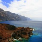 Blick von Punta Teno auf Los Gigantes