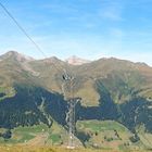 Blick von Rinerhorn, mit Aussicht auf Davos