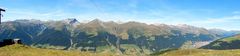 Blick von Rinerhorn, mit Aussicht auf Davos