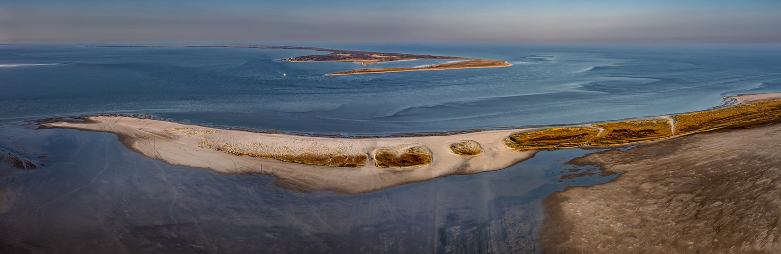 Blick von Rømø auf Sylt