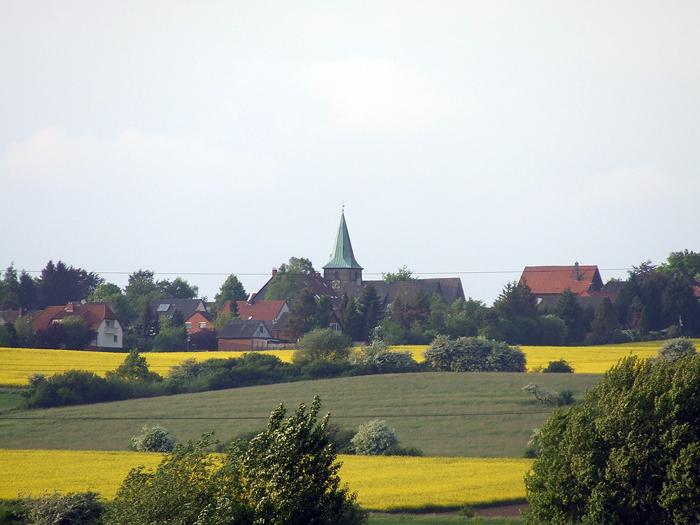 Blick von Sachsenhagen Richtung Bergkirchen