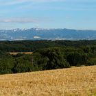 Blick von Saint-Ange-de-Peyrins aufs Massif du Vercors