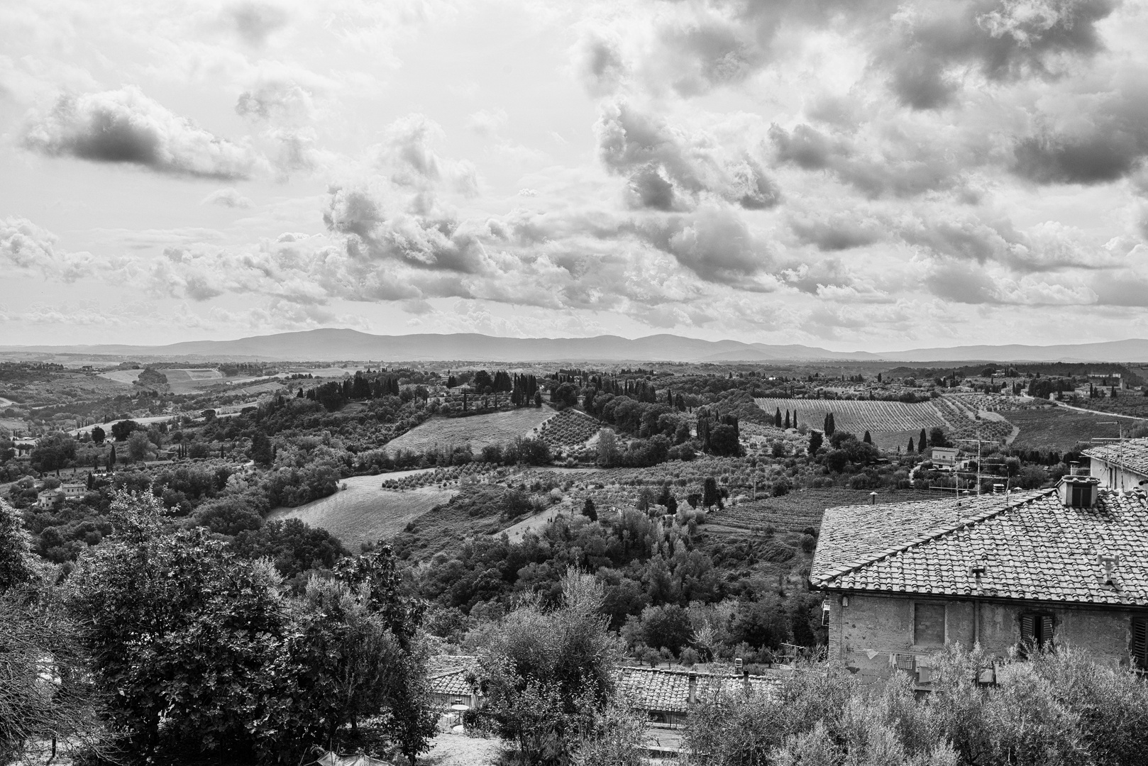 Blick von San Gimignano