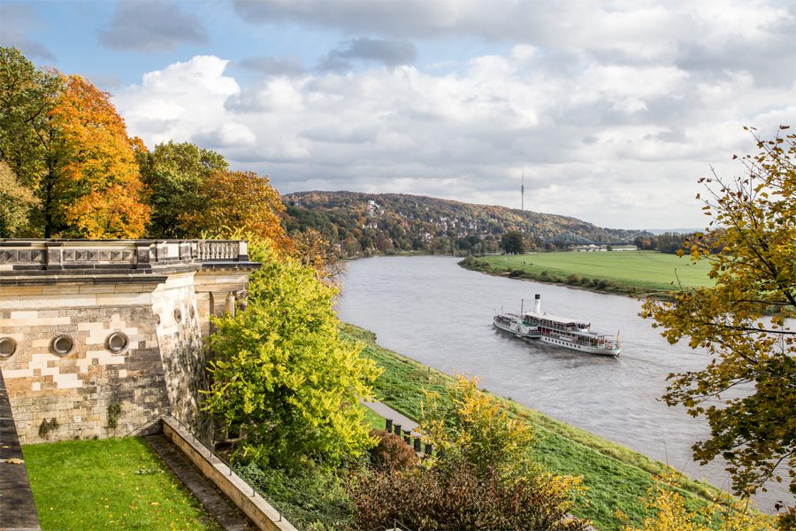 Blick von Schloss Albrechtsberg