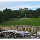 Blick von Schloß Ehrenburg zur Coburger Feste