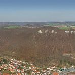 Blick von Schloss Lichtenstein (Sonnenbühl)