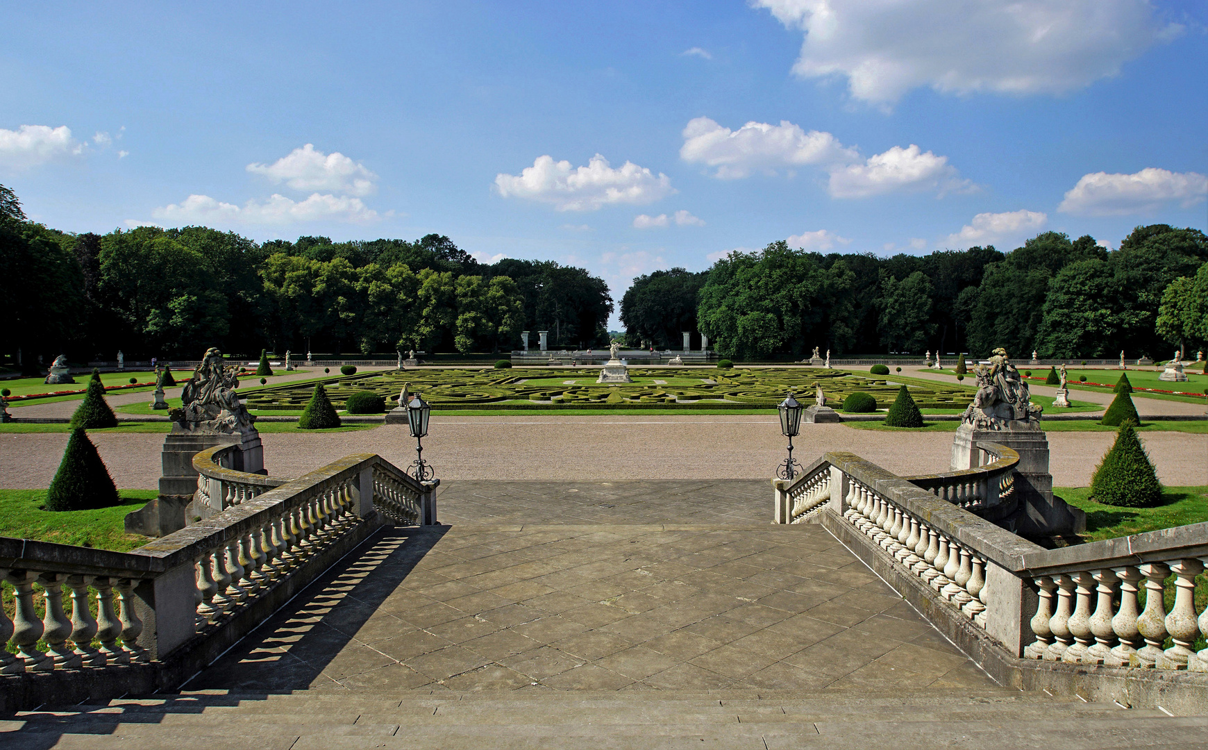 Blick von Schloss Nordkirchen...