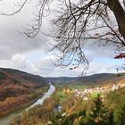 Blick von Schloss Prunn, Altmühltal