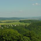 Blick von Schloss Waldeck am Edersee