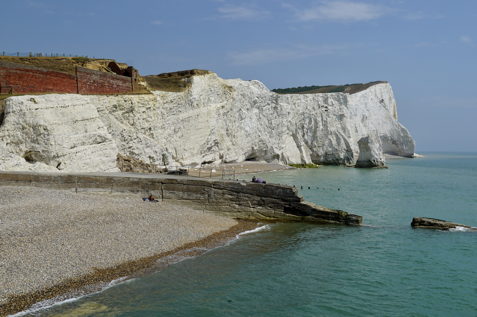 Blick von Seaford auf die Seven Sisters