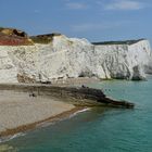 Blick von Seaford auf die Seven Sisters