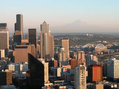 Blick von Seattle zum Mt. Rainier