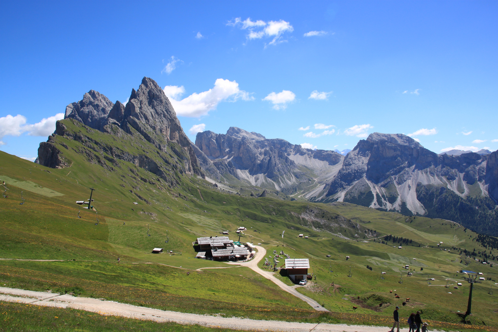 Blick von Seceda Grödnertal