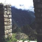Blick von Sonnentor auf die Inca-Stadt Machu Picchu