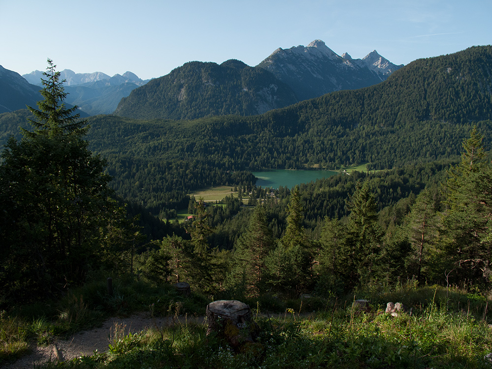 Blick von St.Anton ins Tal