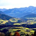 Blick von Sulzberg (A) gegen den Bregenzer Wald