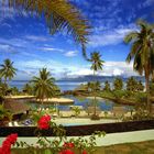 Blick von Tahiti nach Moorea