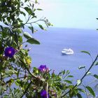 Blick von Taormina auf's Meer