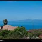 Blick von Teneriffa auf die Nachbarinsel La Gomera