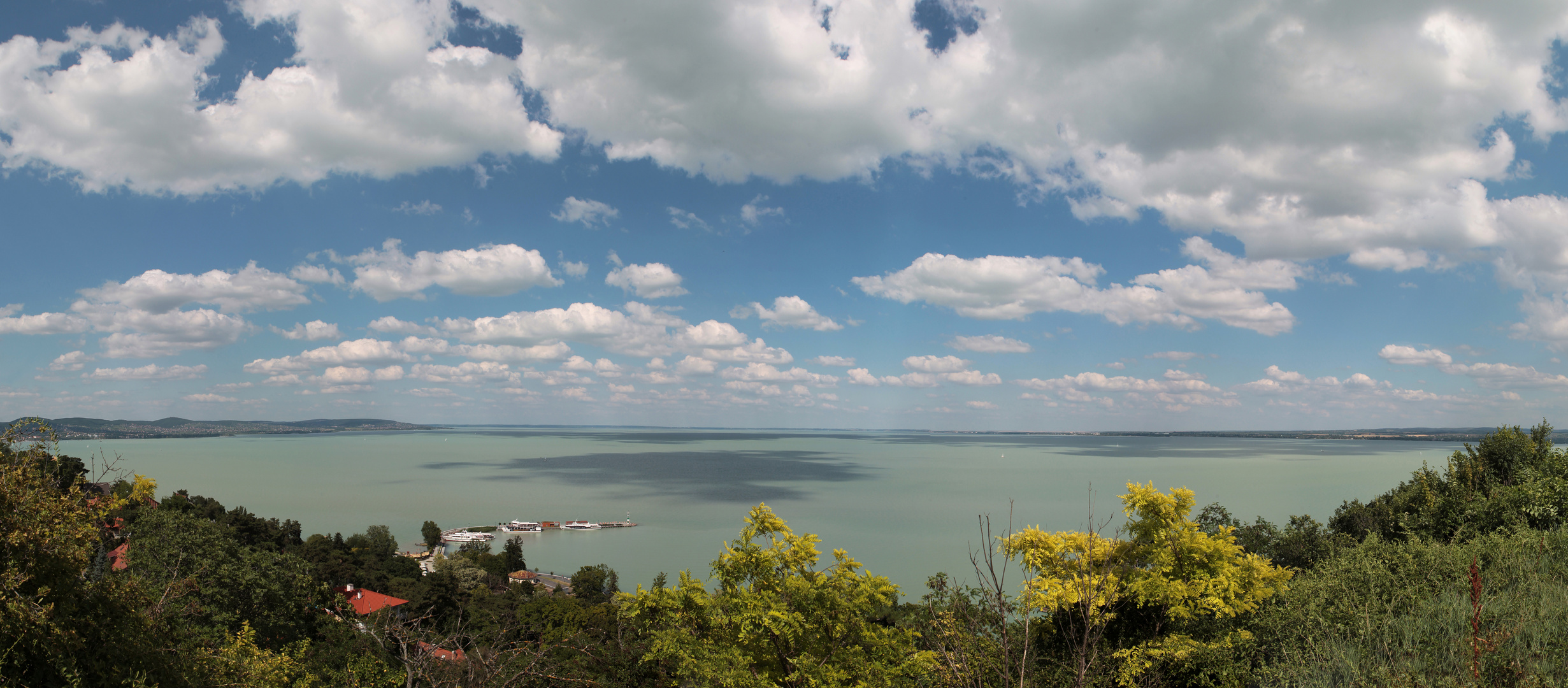 Blick von TIHANY auf den Balaton 