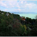 Blick von Tihany über den Plattensee