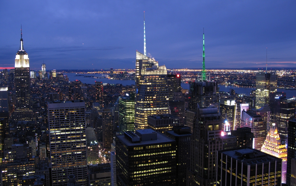 Blick von Top of the Rock