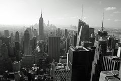 Blick von Top of the Rock nach Downtown Manhattan