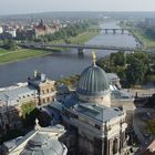 Blick von Turm der Frauenkirche elbaufwärts 