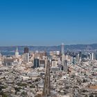 Blick von Twin Peaks auf San Francisco