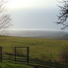 Blick von Ütteroda auf die Wartburg im Januar - Morgendunst