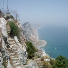 Blick von und auf Gibraltar