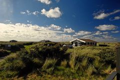 Blick von unserem Ferienhaus zum Meer.