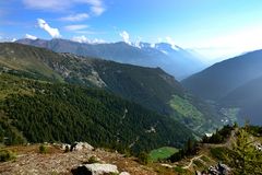 Blick von unserem "Hausberg" am Marteller Höhenweg